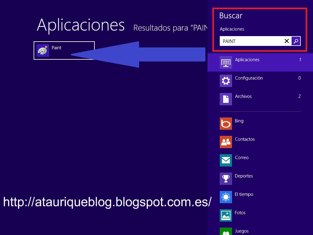 Atauriqueblog Informática Dónde encontrar PAINT en windows 7 , windows