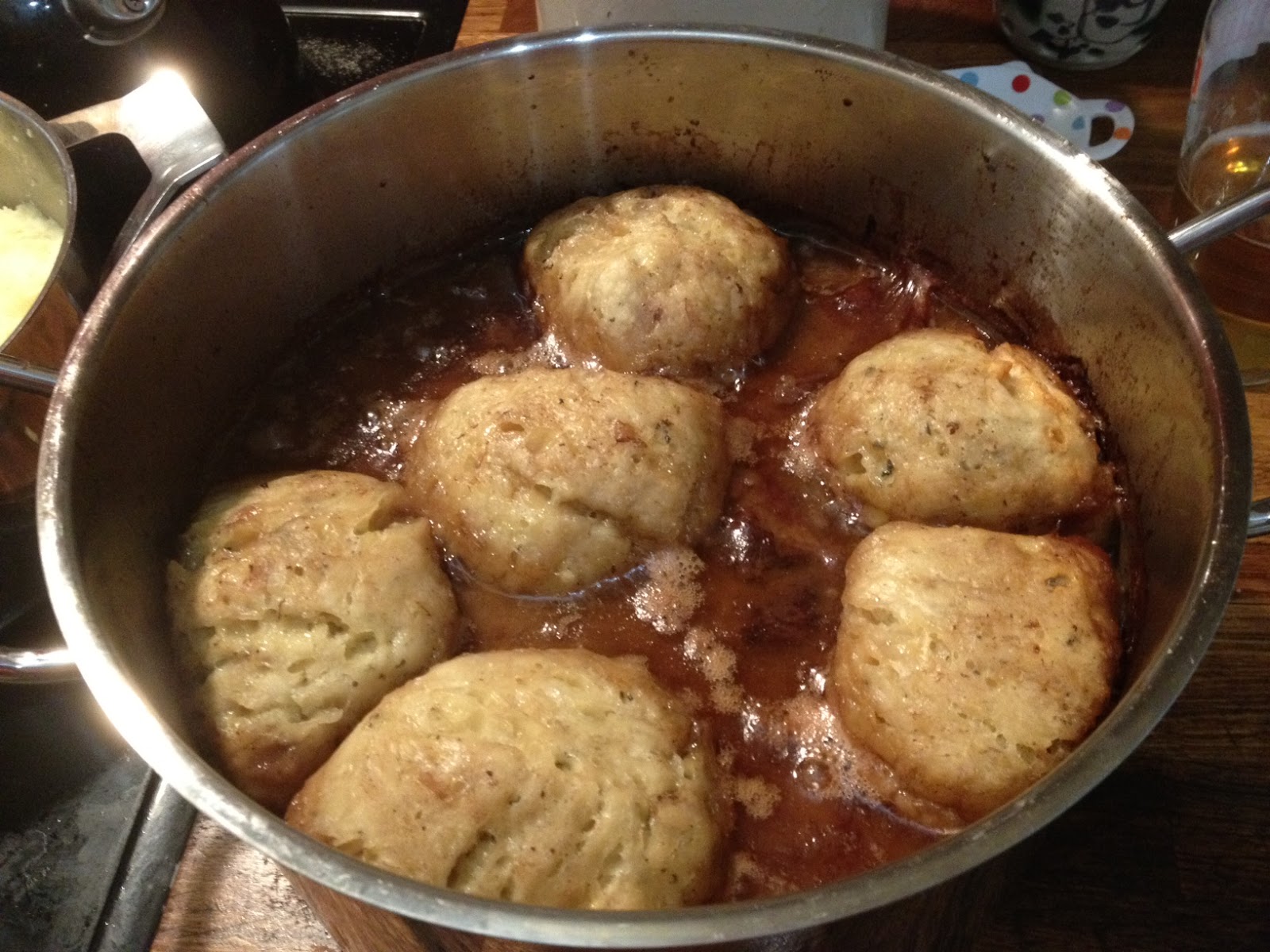 ONE MAN AND HIS HOB OXTAIL STEW WITH STILTON DUMPLINGS