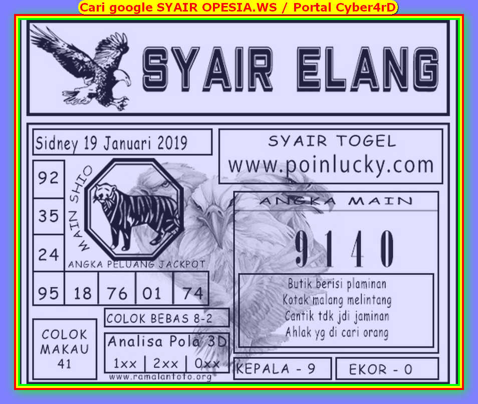 1 New Message Kode Syair Sydney 19 Januari 2020 Forum Syair Togel Hongkong Singapura Sydney