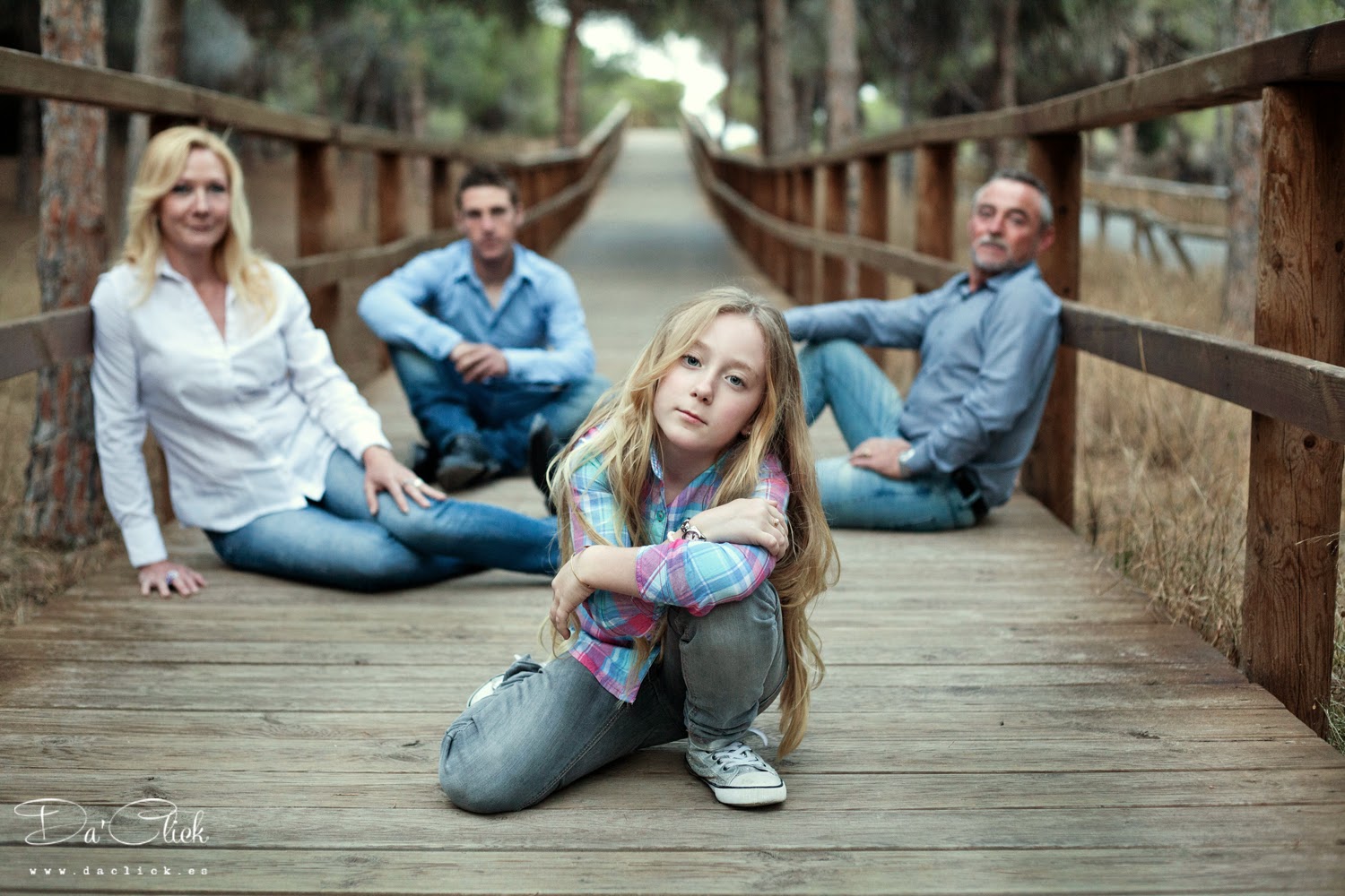 María y su familia