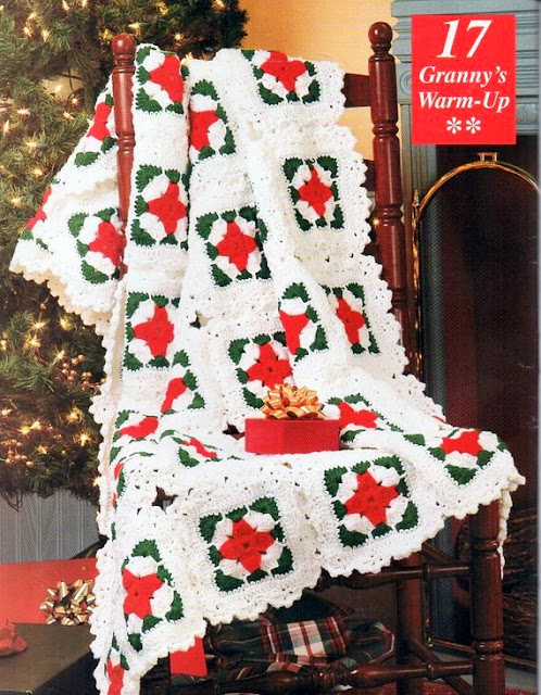 Christmas afghan Crochet pattern