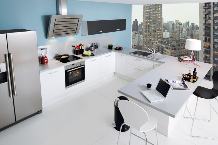 Diseño de Cocinas con mucha Iluminación | Cocina y Muebles