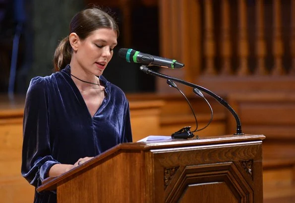 Charlotte Casiraghi attended the 2018 Philosophical Encounters held at the Oceanographic Museum in Monaco