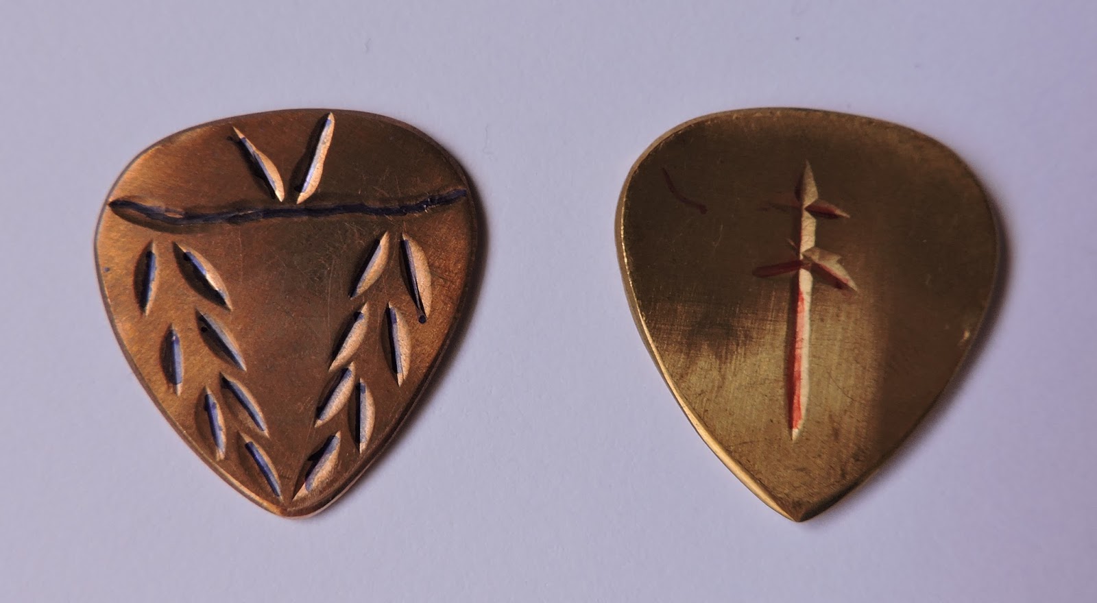 The Pick Brass & Copper Picks! Iron Age Guitar Accessories