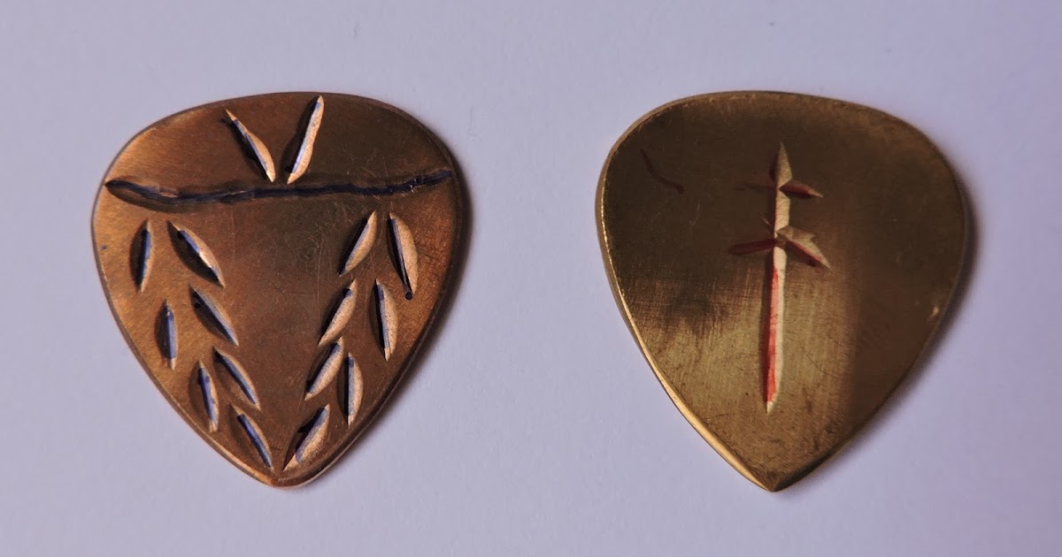 The Pick Brass & Copper Picks! Iron Age Guitar Accessories