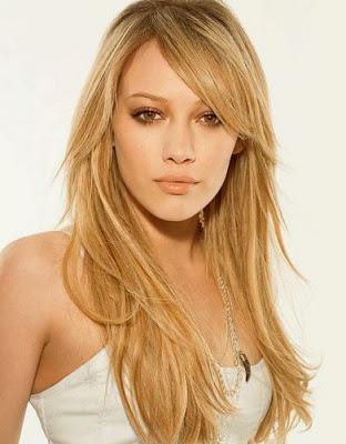 Hilary Duff long straight hairstyles