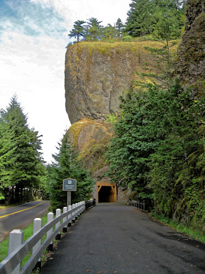 Oneonta Gorge Tunnel west side
