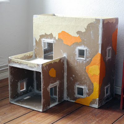 cardboard doll house