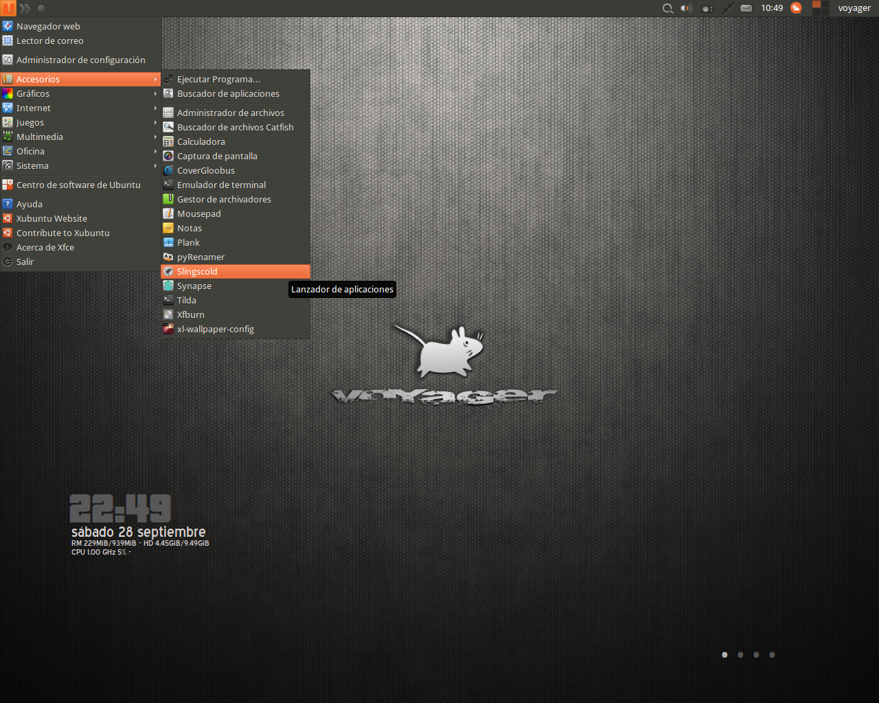 SLINGSCOLD Y SLINGSHOT, MENÚS A LO GNOME EN XFCE XFCEBLOG