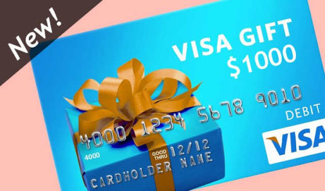 WeLoveGiveaways 1000 Visa Gift Card!