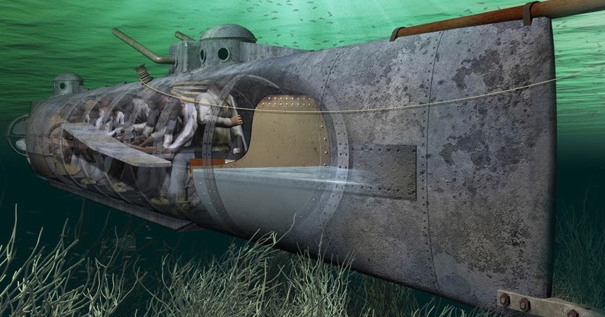 El misterioso hundimiento del CSS Hunley: Develado | www.elSnorkel.com