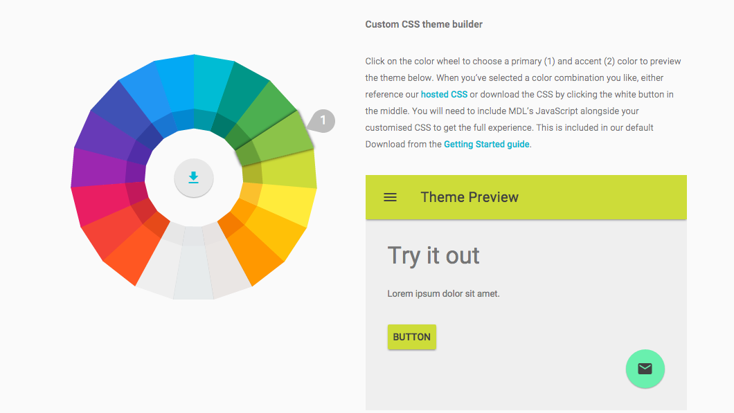 Theme preview