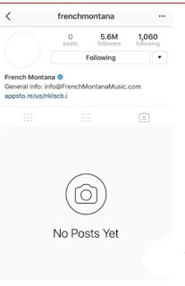 French Montana deletes all Instagram posts