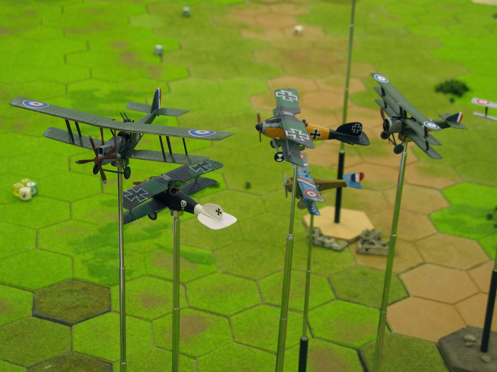 Jim's Wargames Workbench WW1 Aerial Multiplayer Game