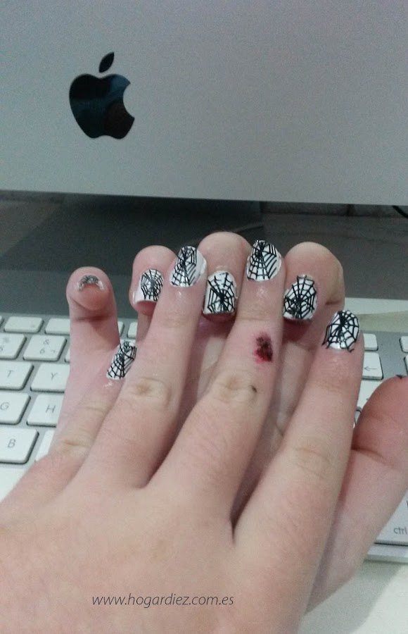 Halloween uñas pintadas