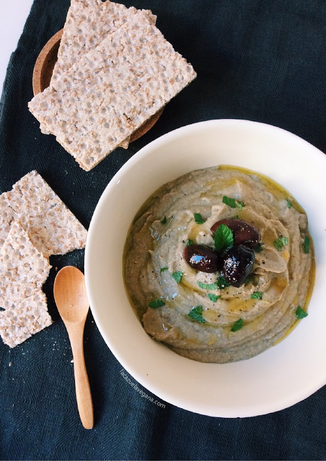 Baba ganoush mutabal paté de berenjenas