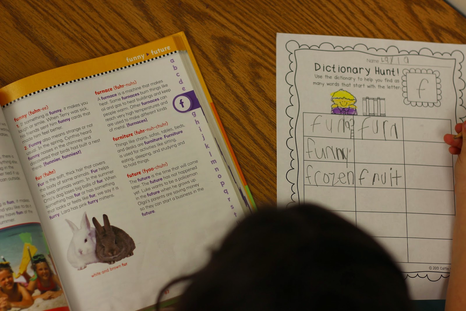 Kindergarten Smiles Writing Center
