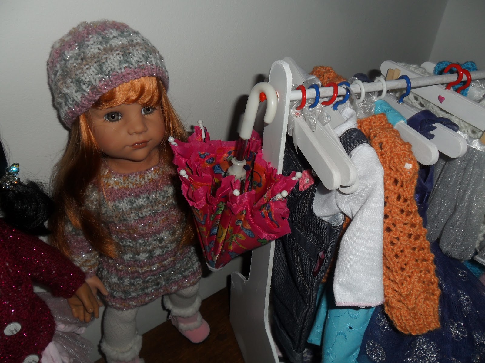 Olive Groves and Doll Knits DIY Doll Clothes Caddy