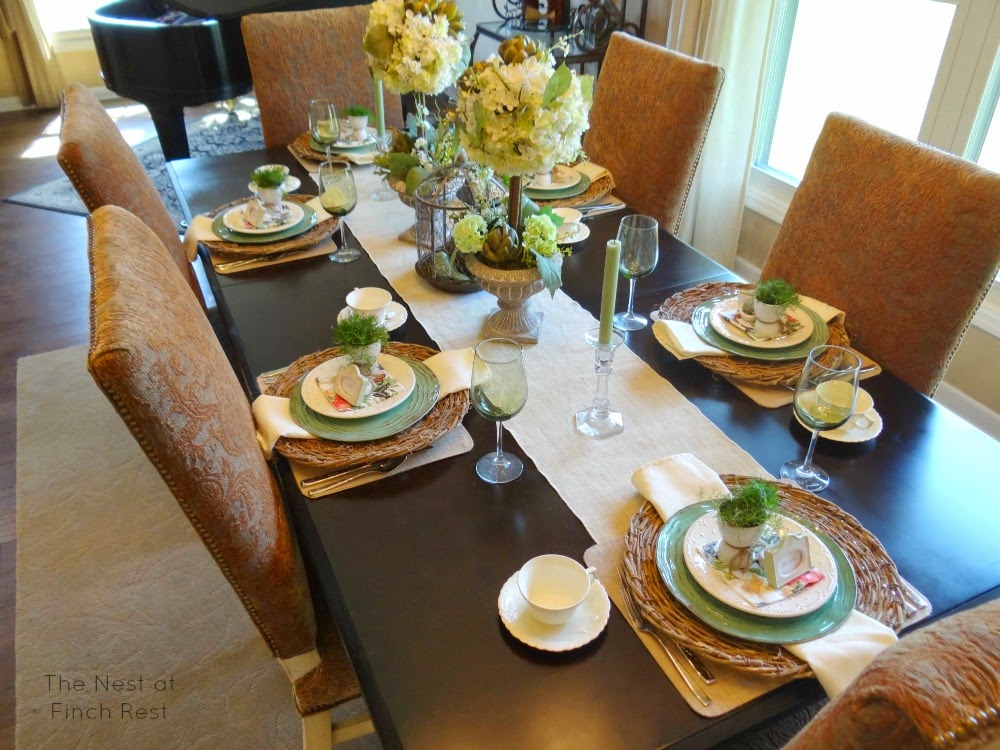 The Nest at Finch Rest: Easter Table & Dining Room