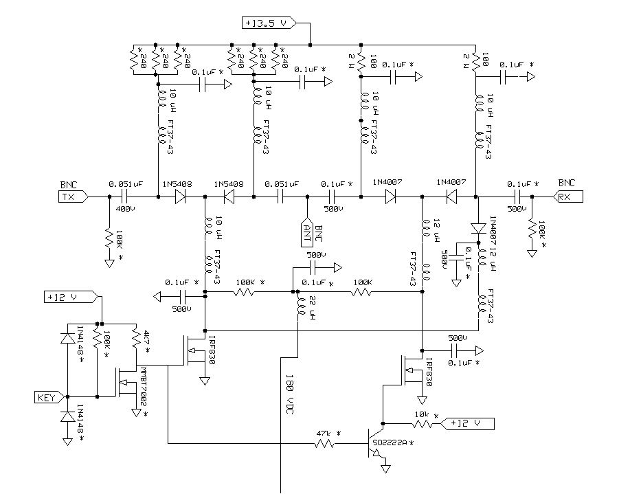 ham electronic homebrewer: PIN diode T/R switch