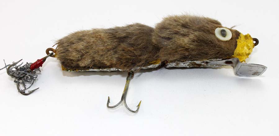 Chance's Folk Art Fishing Lure Research Blog: Unusual Handmade Hairy Rat  Fishing Lures