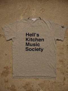 EG WORKADAY × SUNRISE MARKET 別注 "Hell's Kitchen Music Society Print T-Shirt / Black Printed"