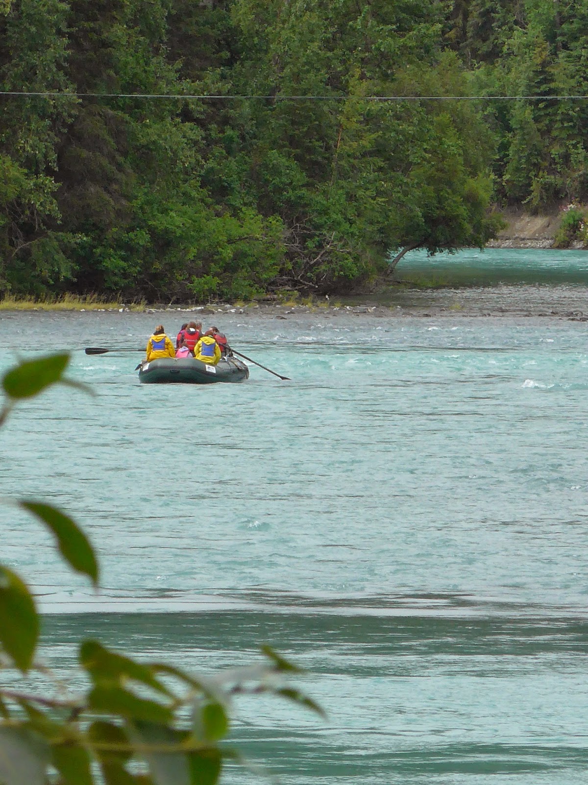 River rafting on the Upper Kenai River