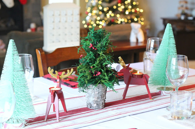 AK Party Studio Target Christmas Tablescape on a Budget