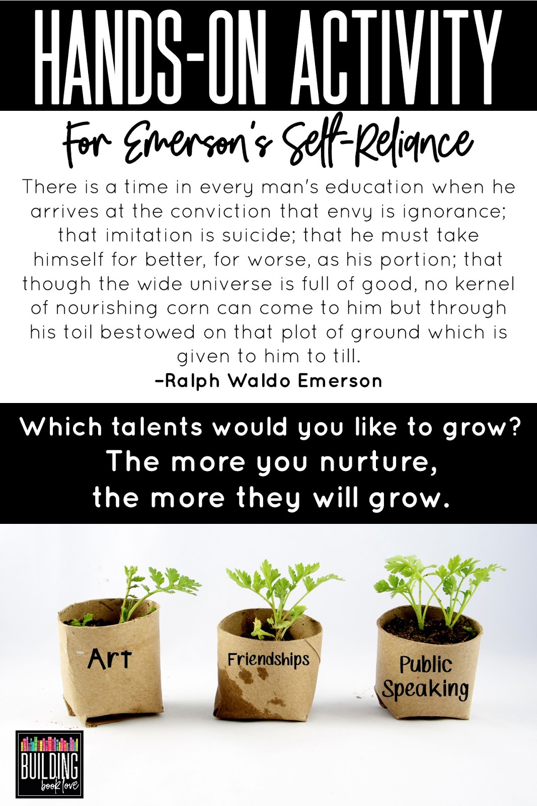 Building Book Love : How to Turn Up Your Transcendentalism Unit