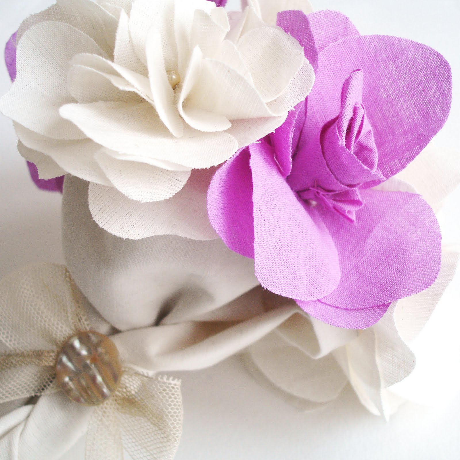 We Make London: Fabric Flower Mini-Bouquet Workshop Details: