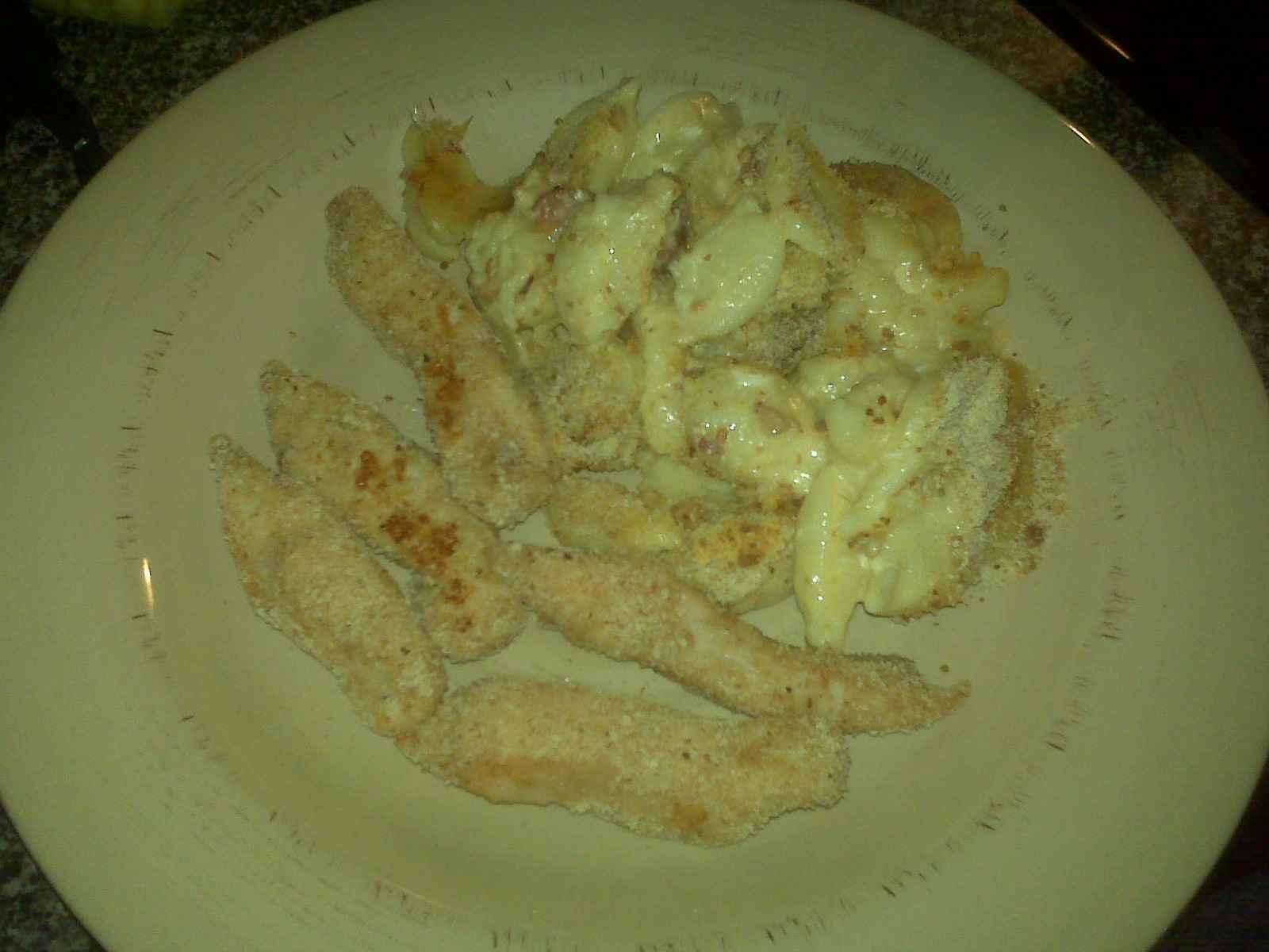 Sparky's Spatula Kid Friendly Mac and Cheese and Chicken Fingers