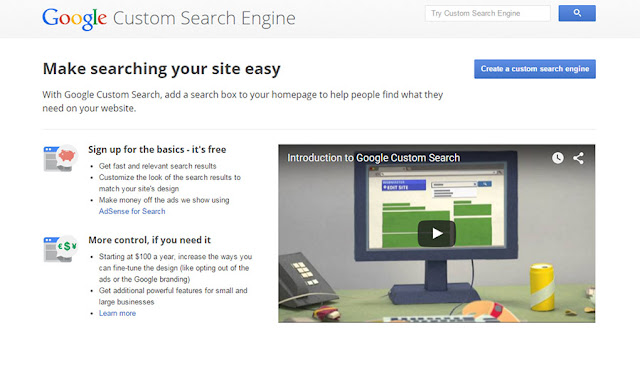Memasang Google Custom Search Engine di Blog