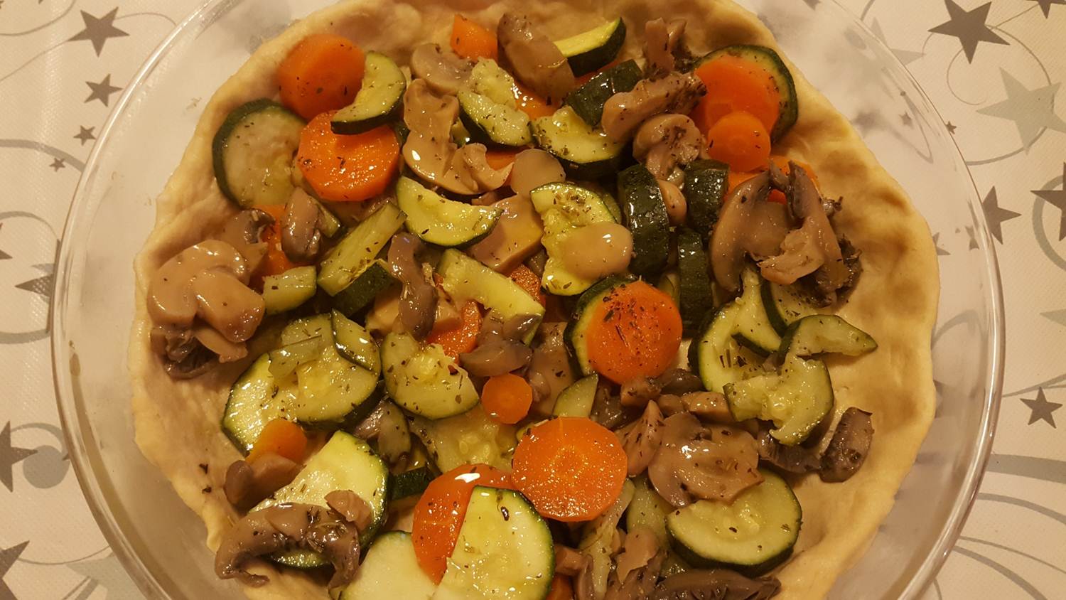 Mushrooms and zucchini dairy free quiche Keeping it Real