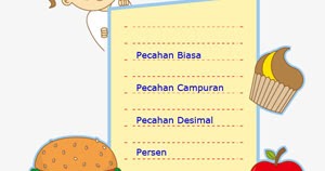 Soal Cerita Matematika Bab Operasi Hitung Campuran pada Pecahan
