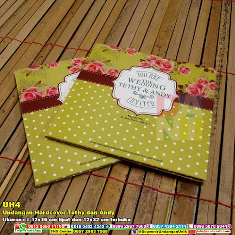 Undangan Hardcover Tethy Dan Andy