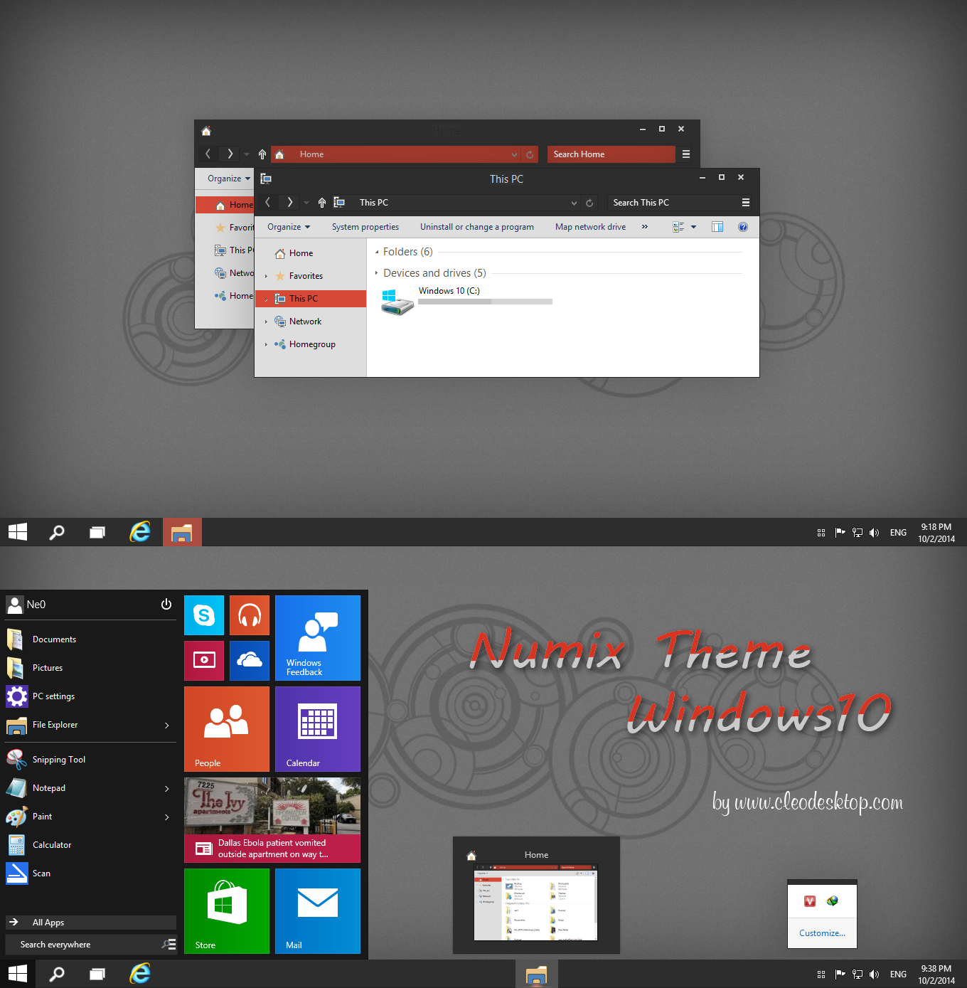 windows 10 theme icons
