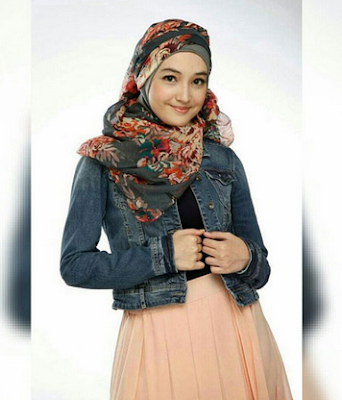 Inspirasi Muslimah OOTD with Denim - Fashion Love Style