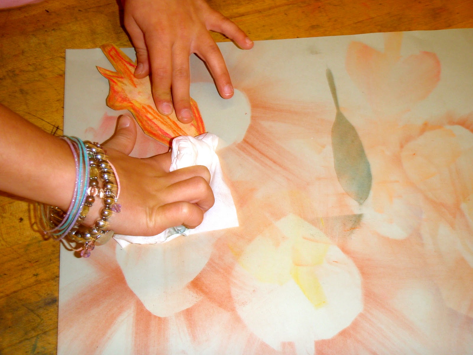 Organized Chaos 3rd Grade Chalk Leaf Stencils