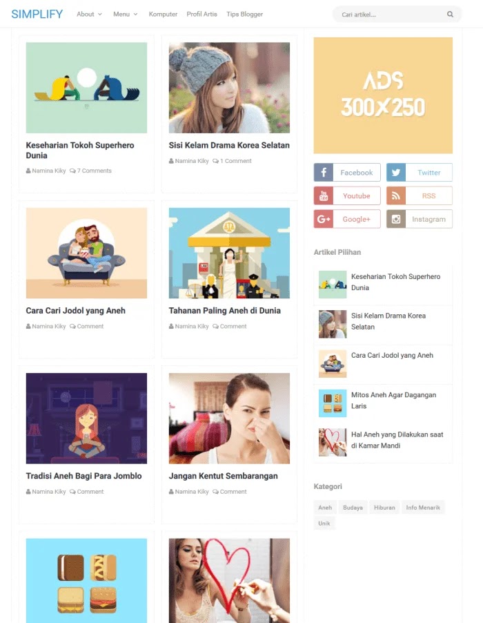 Simplify Fast Loading Blogger Templates Simplify Fast Loading Blogger Templates