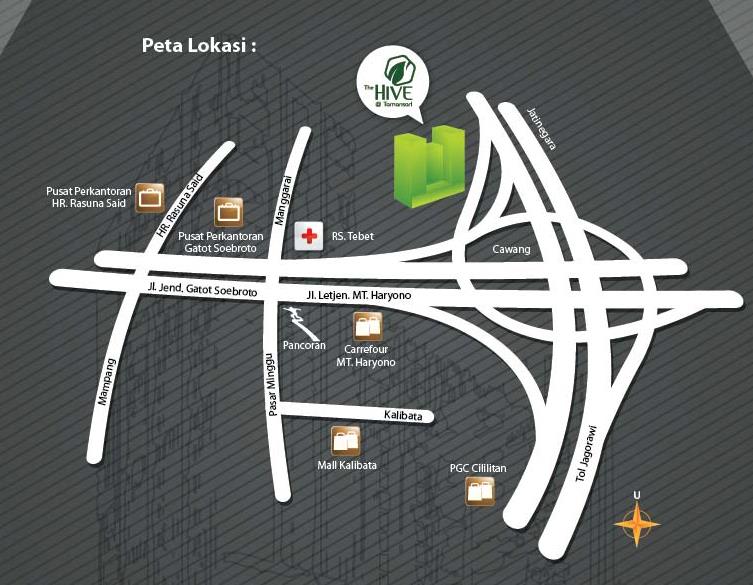 Apartemen The Hive Tamansari Cawang Apartment Tamansari