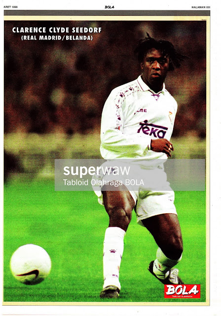 CLARENCE SEEDORF REAL MADRID 1997
