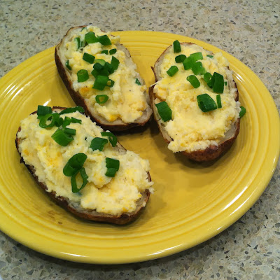 Big Green Egg:  Twice Baked Potatoes | The Lowcountry Lady