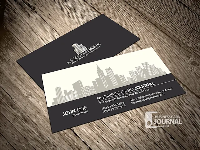Real Estate & Property Management Business Card Template