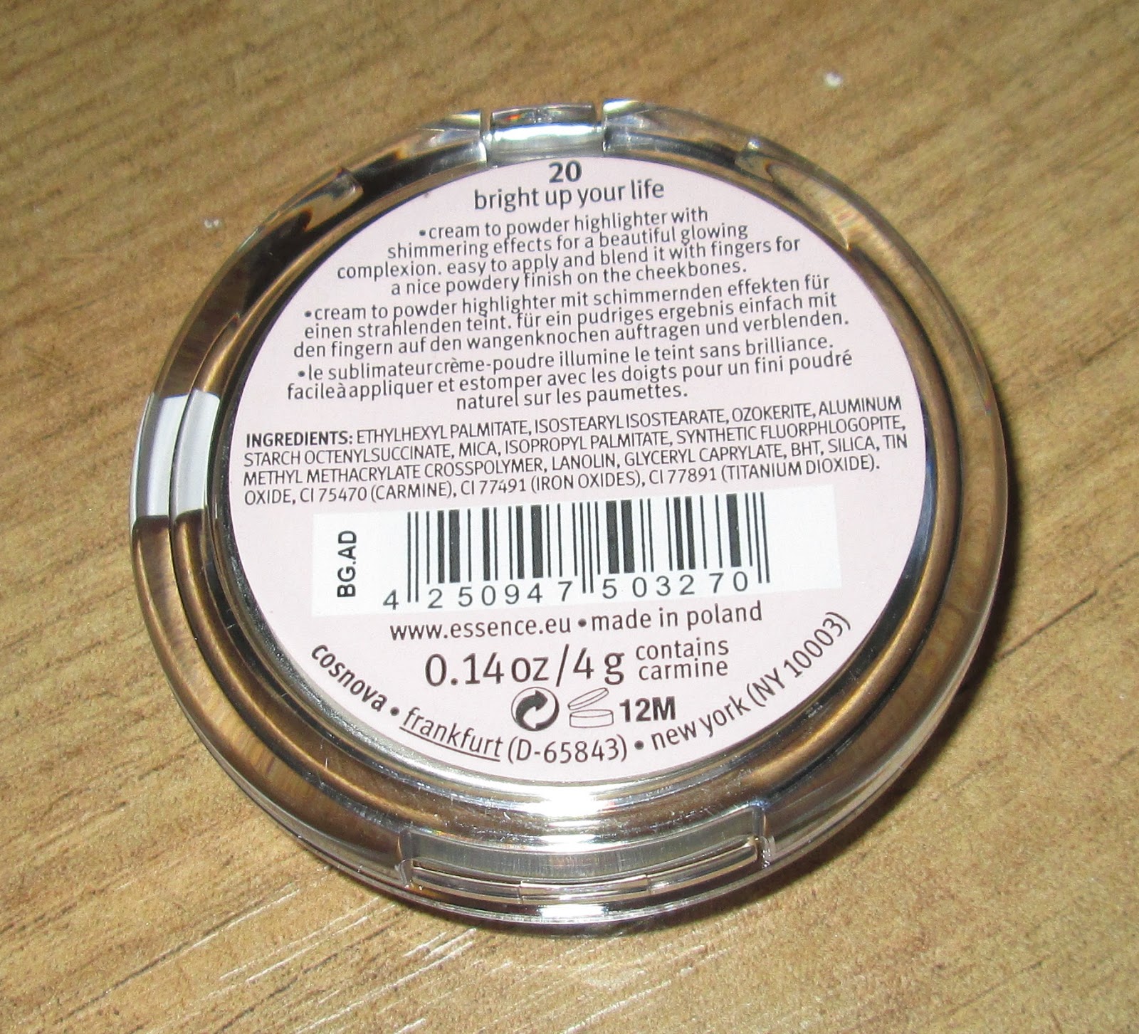 [Review] Essence soo glow! cream to powder highlighter in 20 bright up