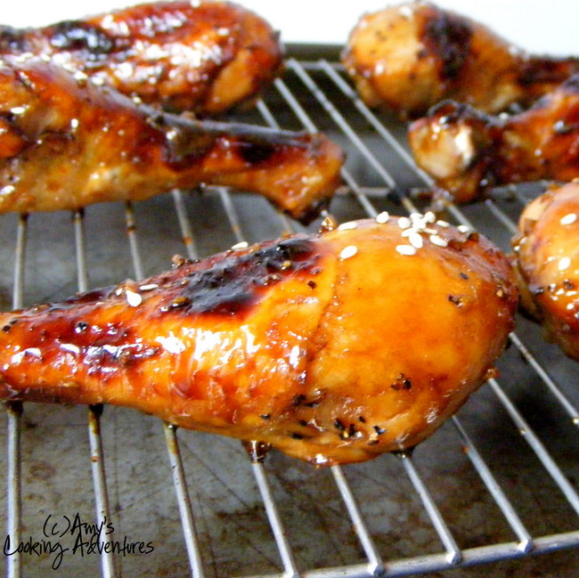 Sweet & Sticky Baked Chicken