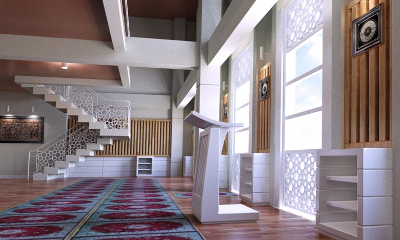 Desain Interior Masjid Minimalis Indotel Kontraktor