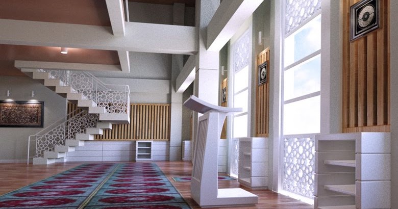 Desain Interior Masjid Di Makassar Posisinya Yang Unik Desain Interior Masjid Di Makassar Posisinya Yang Unik
