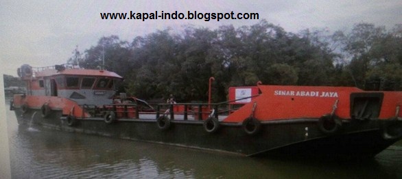 Dijual Kapal SPOB LCT Sinar Abadi Jaya, spob lct kapasitas 350 ton, jual kapal lct bekas, jual kapal spob tahun 2012, harga kapal spob lct bekas, dijual cepat harga murah spob lct bekas