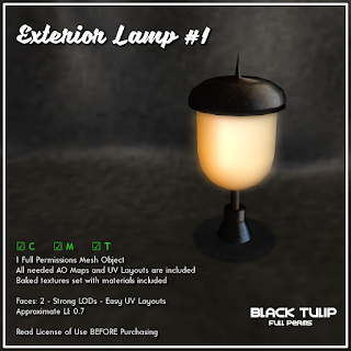 [Black Tulip] Mesh - Exterior Lamp #1