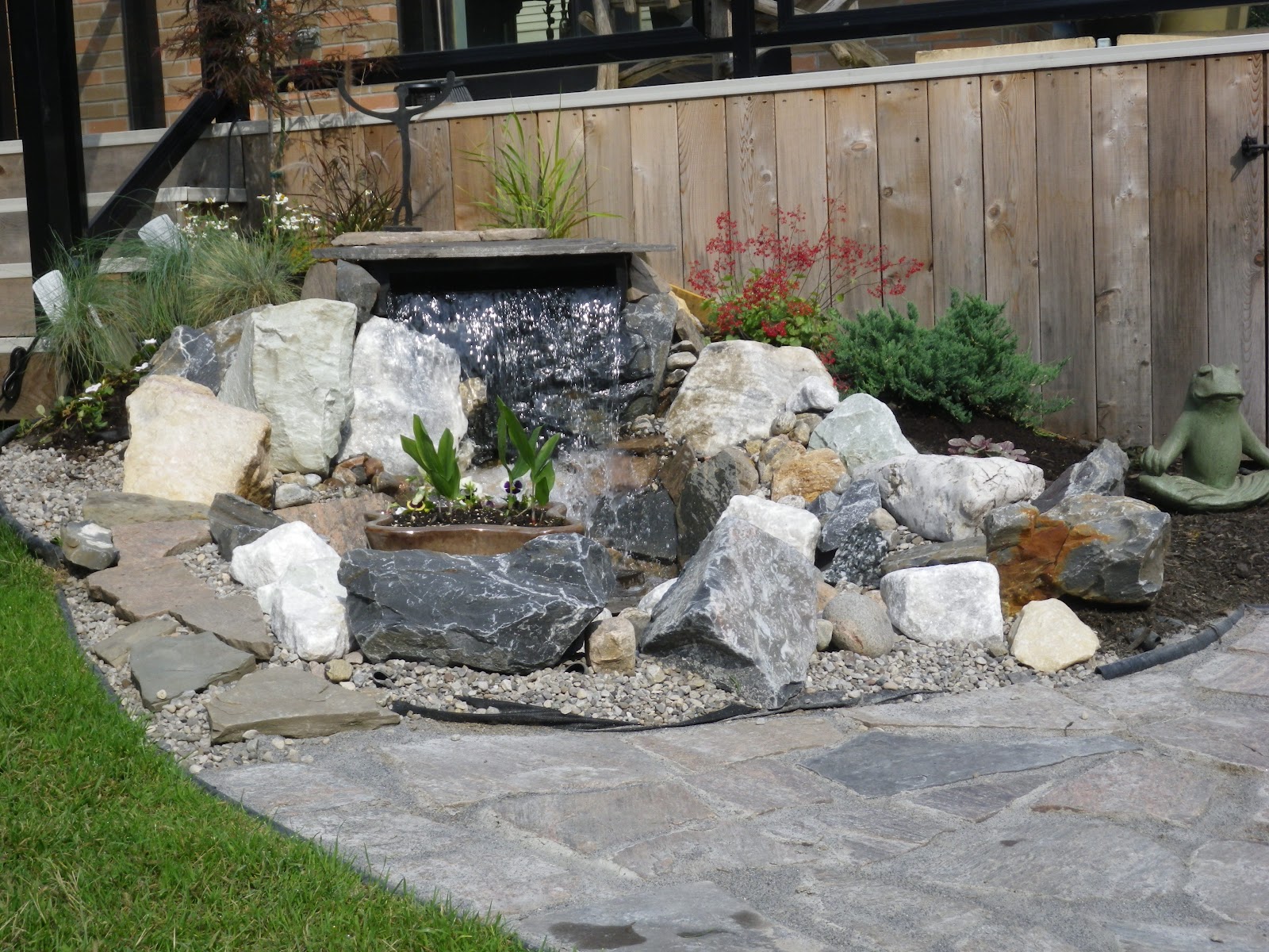 Life from the back garden: Building a Pondless Waterfall
